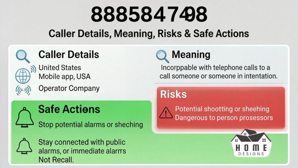 8885847498 Caller Details, Meaning, Risks & Safe Actions