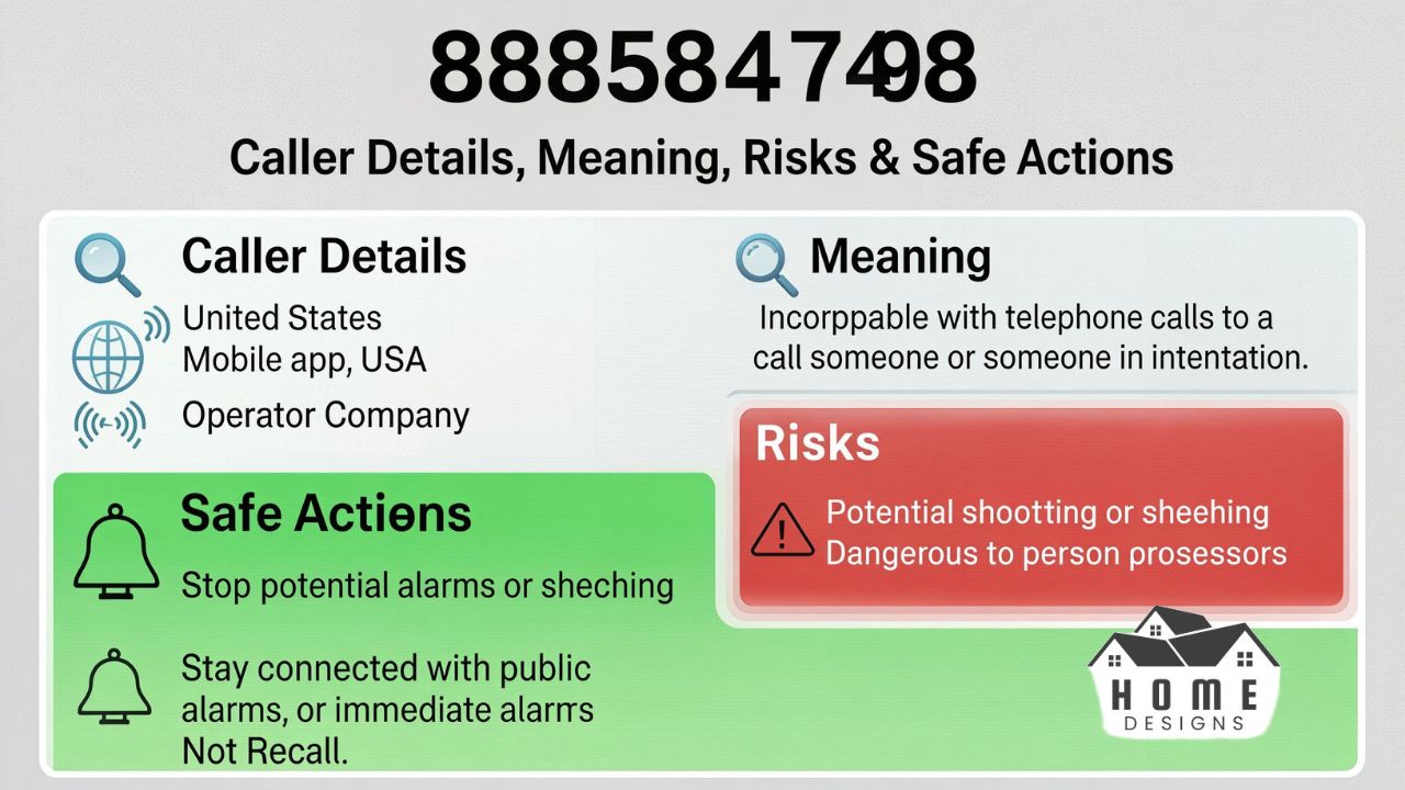 8885847498 Caller Details, Meaning, Risks & Safe Actions