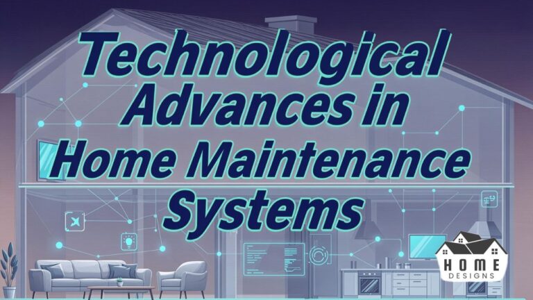 Technological Advances in Home Maintenance Systems