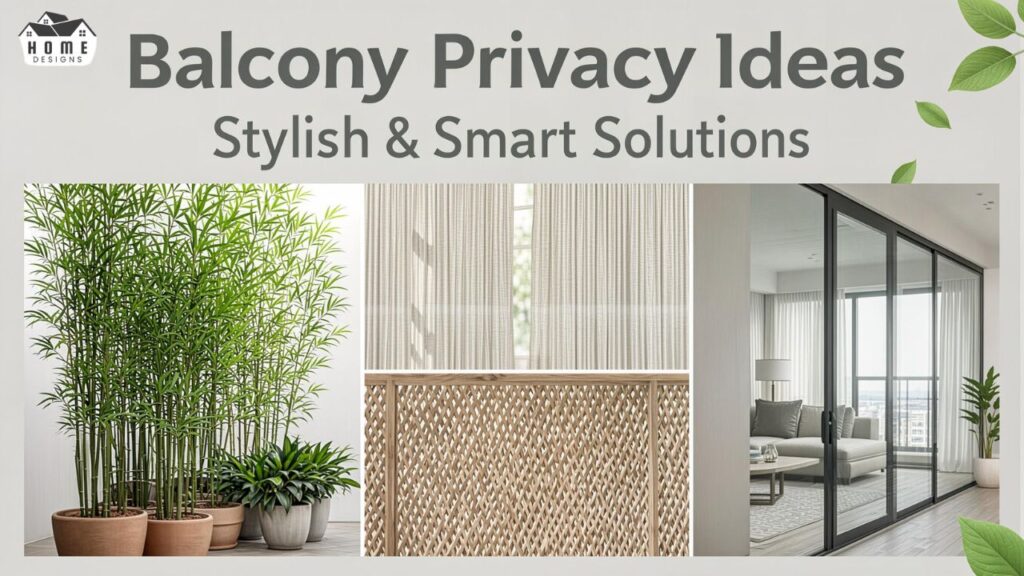 Balcony Privacy Ideas