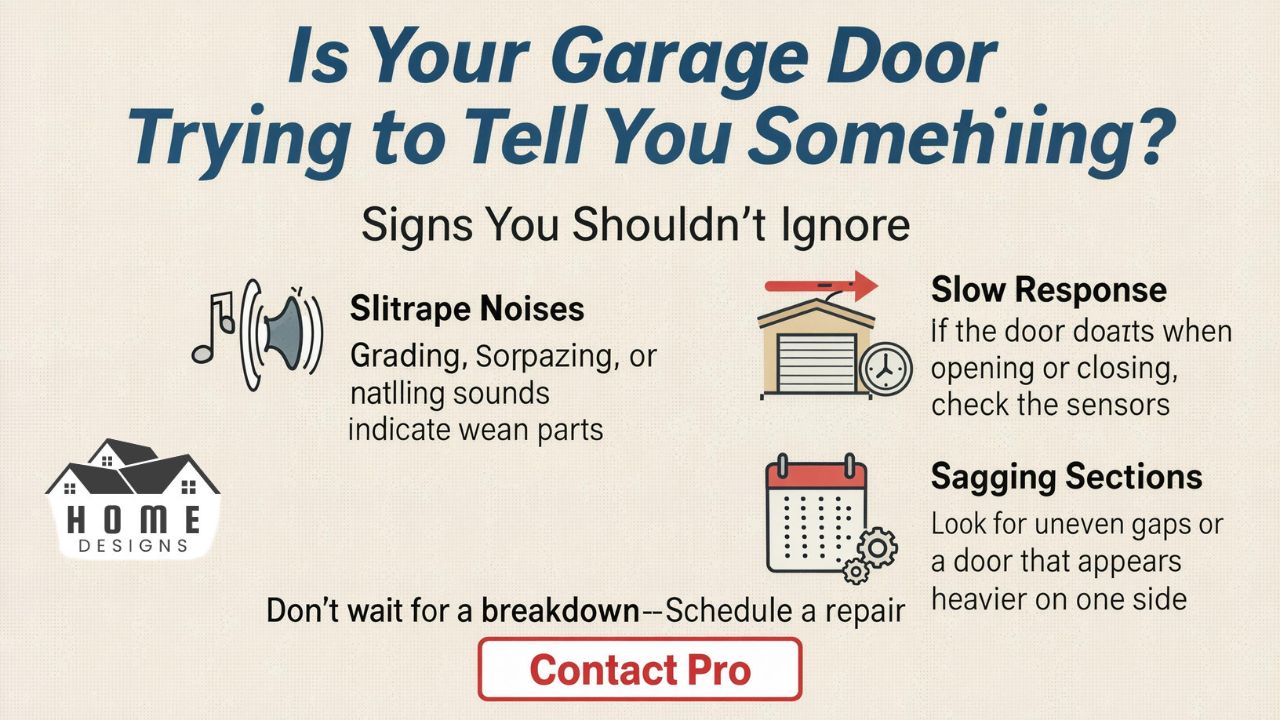 Is Your Garage Door Trying to Tell You Something Signs You Shouldn’t Ignore