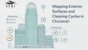 Mapping Exterior Surfaces and Cleaning Cycles in Cincinnati