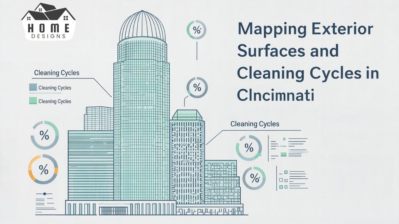 Mapping Exterior Surfaces and Cleaning Cycles in Cincinnati