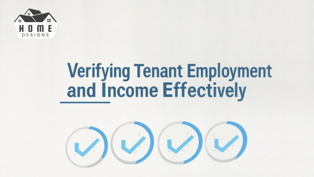 Verifying Tenant Employment and Income Effectively
